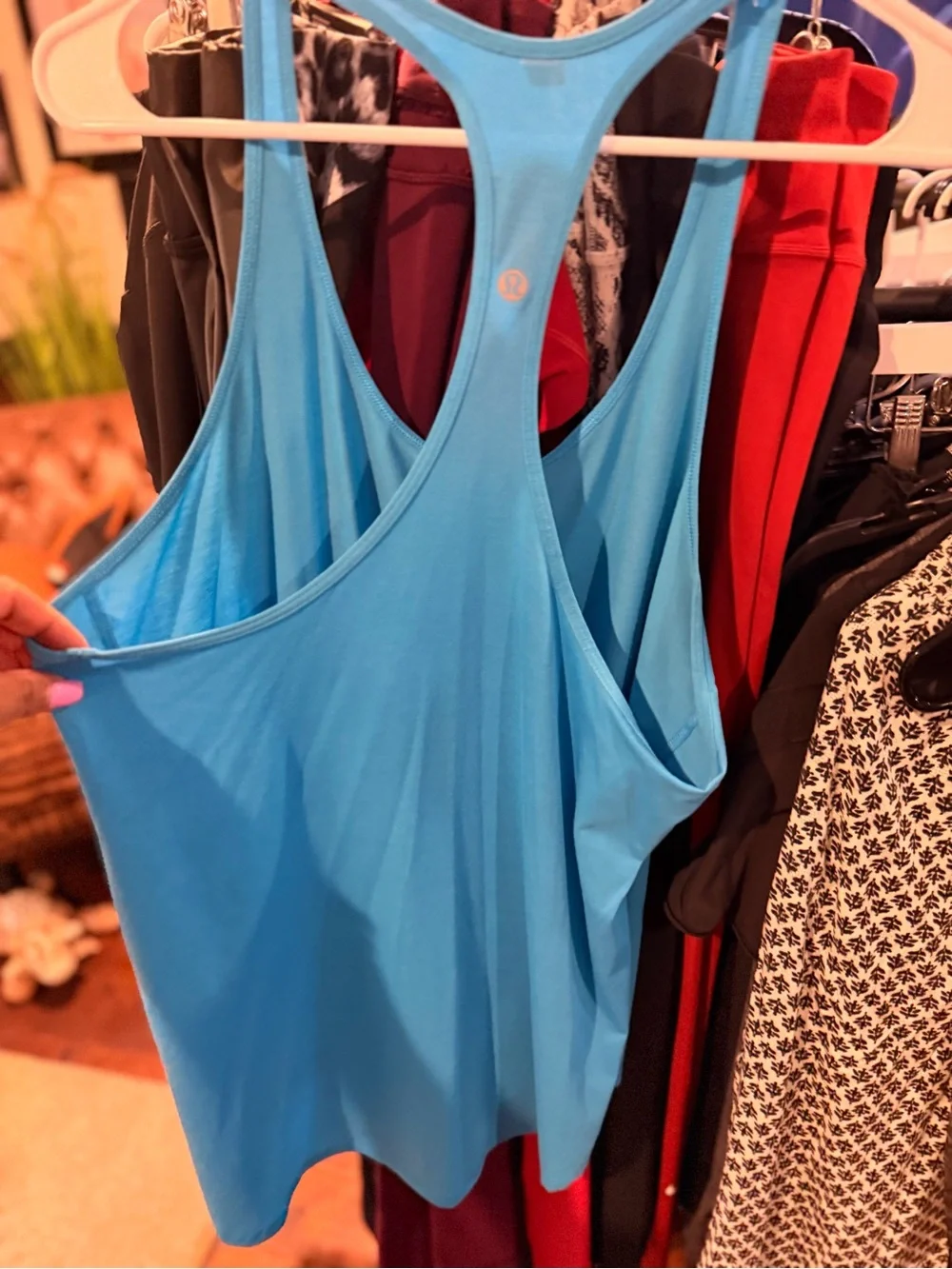 lululemon athletica Light Blue Racerback Tank